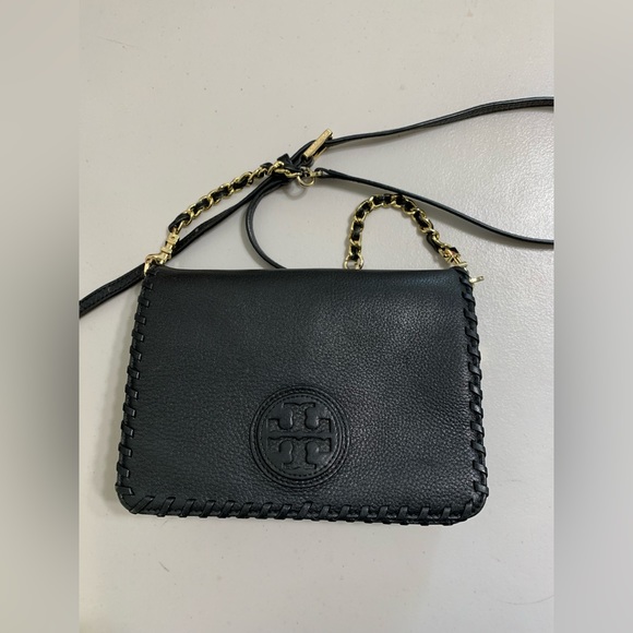 💕👜Tory Burch Leather Chain Crossbody Bag💕👜👜 - Picture 9 of 11